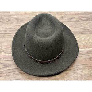 Pendleton Wool Fedora Brown AB202-71036 Size Large Hat